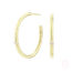 ITEMPORALITY Pendientes de aro dorados con circonita mujer dorado  SEA-201-045-UU