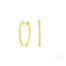 ITEMPORALITY Pendientes Ovalados Bañado en Oro mujer dorado  SEA-201-010-UU