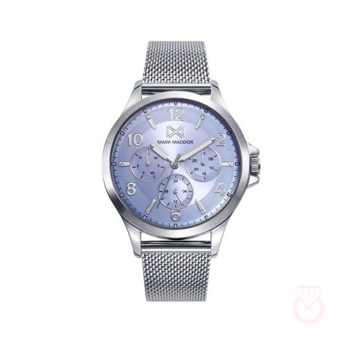 MARKMADDOX Reloj de Mujer Mark Maddox Tooting, multifunción , acero con malla milanesa mujer plateado acero MM7154-65