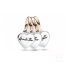 PANDORA Charm Colgante Divisible Triple en plata de ley   mujer rosa  782648C00